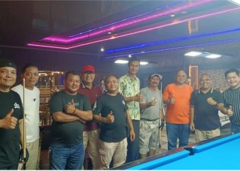 Ketum IJTI Pusat Buka Turnamen Biliar antar Jurnalis se-Kalimantan
