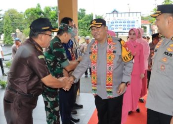 Kapolresta Palangka Raya Baru Disambut Hangat Forkopimda