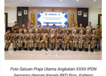 Kepala BKD Kalteng Buka Kegiatan Penelitian Bagi Satuan Praja Utama Angkatan XXXII IPDN