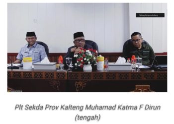 Plt. Sekda Kalteng Pimpin Rakor Pelaksanaan Program Makan Bergizi Gratis