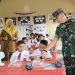 Dandim Tinjau Makan Bergizi Gratis di SDN 9 Palangka Raya