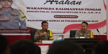 Wakapolda Apresiasi Kinerja Polres Gunung Mas