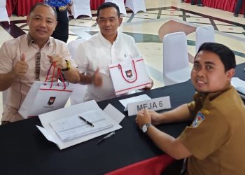 Eddy Raya dan Kristanto Ikuti Prosesi Kegiatan Pelantikan Sebagai Bupati dan Wakil Bupati Barsel