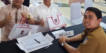 Eddy Raya dan Kristanto Ikuti Prosesi Kegiatan Pelantikan Sebagai Bupati dan Wakil Bupati Barsel