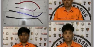 Sat Reskrim Polres Pelabuhan Belawan Tangkap 3 Pelaku Begal Bersajam