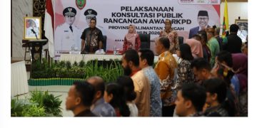 Sri Widanarni Buka Pelaksanaan Konsultasi Publik Rancangan Awal RKPD Kalteng 2026