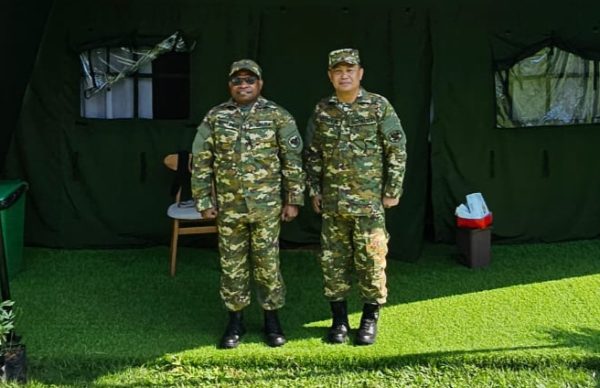 Bupati Kabupaten Barsel, H.Eddy Raya Samsuri saat berada di Akmil, Magelang dalam kegiatan Retreat dan pembekalan kepala daerah se Indonesia 21-28 Pebruari 2025. (27/2)/2025). Foto : AT