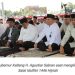 Gubernur dan Wakil Gubernur Kalteng Salat Idulfitri di Bundaran Besar Palangka Raya