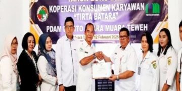 Pemkab Barut Apresiasi Koperasi Karyawan Tirta Batara Muara Teweh