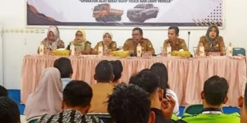 Disnakertranskop UKM Barut Tingkatkan Kompetensi Operator Alat Berat