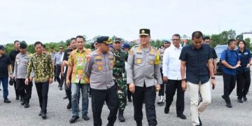 Pj Bupati Muhlis dan Jajaran Sambut Kunjungan Kapolda Kalteng di Barut