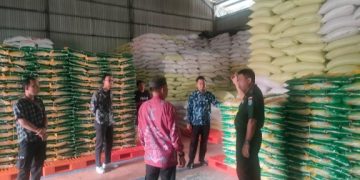 Dukung Jaga Ketahanan Pangan, Kodim 1016/Plk Berikan Pendampingan Serapan Beras