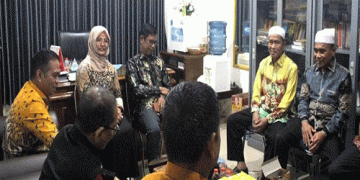 Diskusi Evaluasi LKPj Dewan HSU Kunjungi DPRD Barito Utara