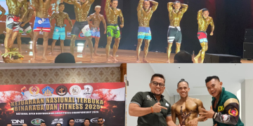 Perdana di Kejurnas, Atlet Kalteng Sabet Juara 5 di Ajang Binaraga Nasional