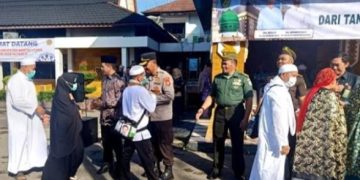 Pemkab Barito Utara Sambut Kedatangan 123 Jemaah Haji
