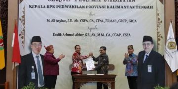 Pj Bupati Barut Hadiri Sertijab Kepala BPK Perwakilan Provinsi Kalteng