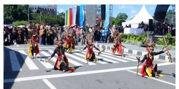 Pj Bupati Barut Muhlis Hadiri Karnaval FBIM 2025 di Palangka Raya