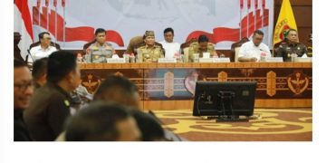 Gubernur Kalteng Pimpin Rapat Koordinasi Tim Monitoring Percepatan Program Cetak Sawah dan OPLAH Tahun 2025