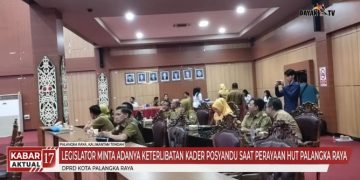 Legislator minta adanya keterlibatan kader posyandu saat perayaan HUT Palangka Raya