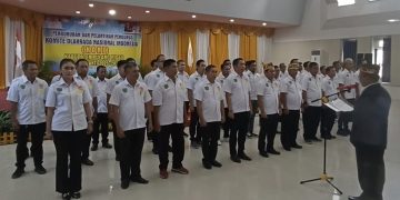 Pengukuhan dan Pelantikan Pengurus KONI Pulang Pisau Periode 2025-2030