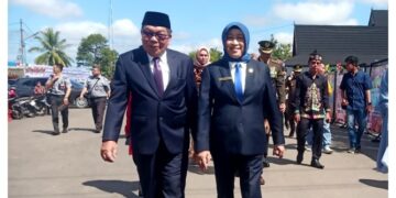 Ketua DPRD Barito Utara bersama unsur FKPD Hadiri Syukuran Hari Bhayangkara ke 79