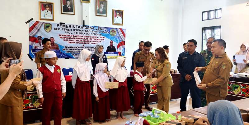 Bantuan Beasiswa Desa Lemo 1
