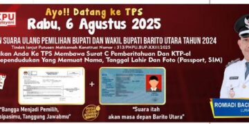 Dihimbau Warga Gunakan Hak Pilih pada PSU 6 Agustus 2025 Dari Lurah Lanjas