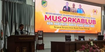 Pj Bupati Barut Buka Musorkablub KONI, Dorong Pemilihan Profesional dan Berintegritas