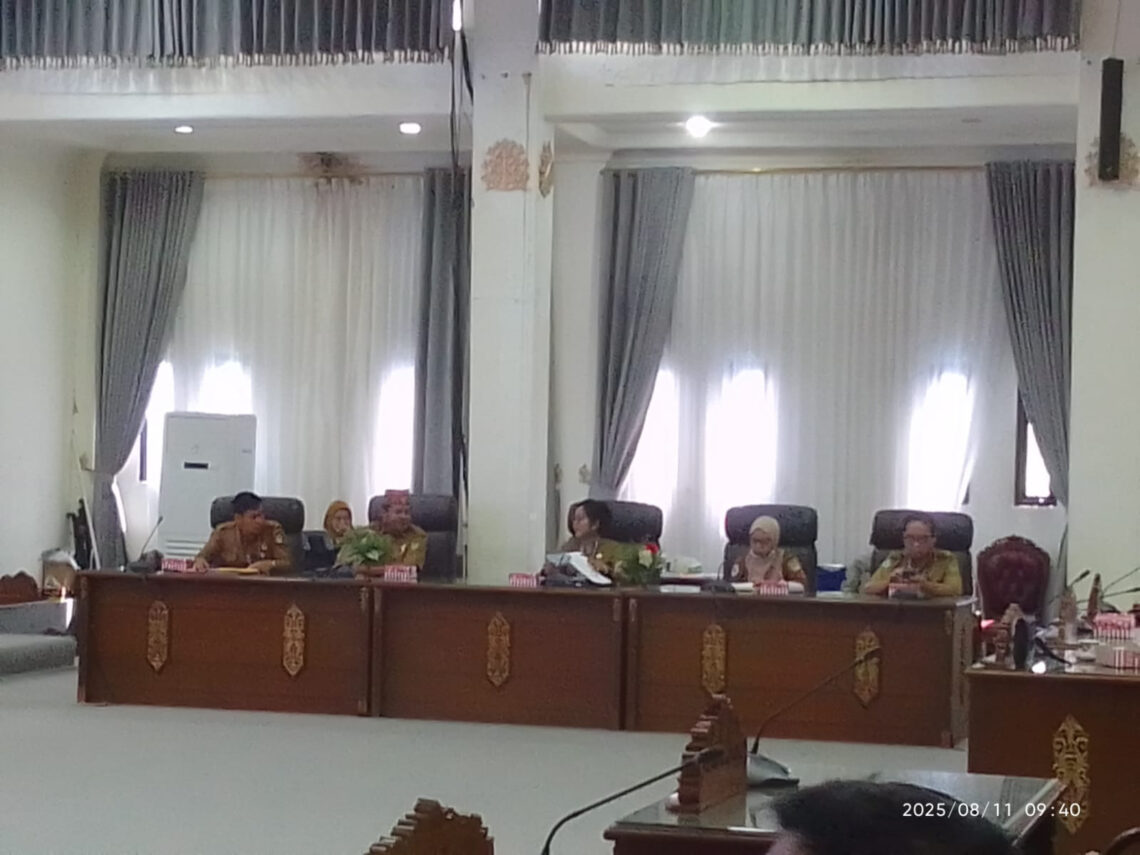 Jajaran DPRD Kabupaten Barito Utara menggelar Rapat Dengar Pendapat (RDP) bersama manajemen RSUD Muara Teweh, Senin, 11 Agustus 2025