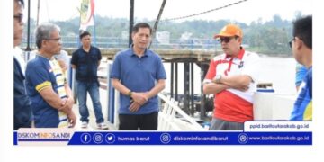 Pemkab Barito Utara Tinjau Lanting Tidak Layak Huni di Bantaran Sungai Kawasan Water Front City