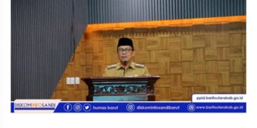 Pj. Bupati Barito Utara, Indra Gunawan Pimpin Rapat Entry Meeting Bersama BPK Provinsi Kalteng