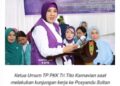 Ketua Umum TP PKK Tri Tito Karnavian Kunjungi Posyandu Sultan, Apresiasi Prestasi Kalteng dan Dorong Implementasi 6 SPM