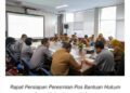 Pemprov Kalteng Matangkan Persiapan Kunjungan Menteri Hukum Indonesia dan Peresmian Posbakum Desa/Kelurahan