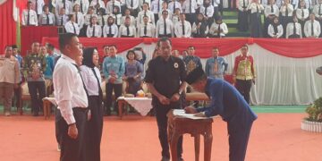 Bupati Murung Raya, Heriyus, Hadiri Final Voli Muara Tuhup CUP-02, Tim Mentari Raih Gelar Juara