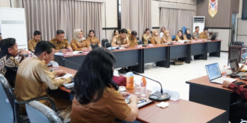 Bupati Heriyus Pimpin Rapat Monev Pembangunan Murung Raya, Tekankan Sinergi dan Kesejahteraan Masyarakat