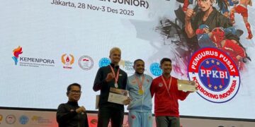Dua Petarung Kalteng Sumbang Perak di Kejurnas Kickboxing 2025