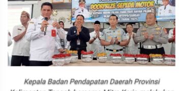 BAPENDA Prov Kalteng Apresiasi Wajib Pajak Yang Taat Membayar Pajak Kendaraan Bermotor