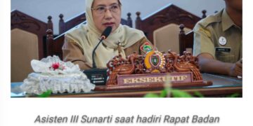 Asisten III Sunarti Hadiri Rapat Badan Musyawarah (Banmus) DPRD Provinsi Kalimantan Tengah