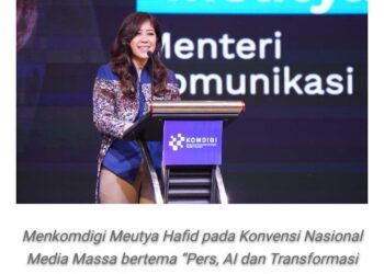 Pesan Menkomdigi di HPN: Kepercayaan Publik Tak Boleh Kalah oleh Algoritma