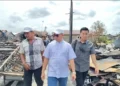 Waket III DPRD Kalteng Kunjungi Lokasi Kebakaran di Sejumlah Titik Kota Palangka Raya