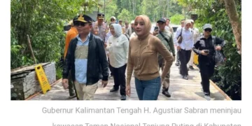 Gubernur Kalteng Tinjau Kawasan Wisata Tanjung Puting