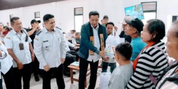 Meski Diguyur Hujan, Musrenbang RKPD Kecamatan Lahei Barat Berjalan Lancar