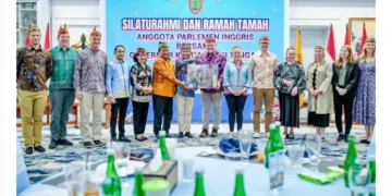 Gubernur Kalteng Terima Kunjungan Parlemen Inggris