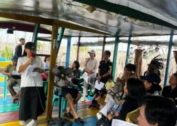 Rayakan Kemenangan Kristus di Alam Terbuka, Kerukunan Keluarga Kristen SMKN 1 Palangka Raya Gelar Ibadah Paskah di Danau Sebangau