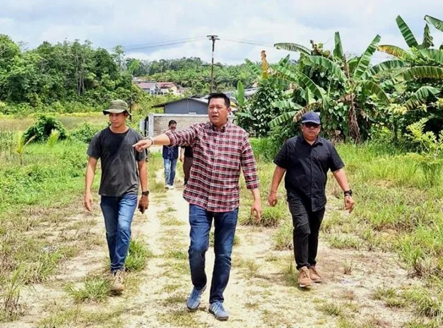 Wabup Barut Felix Sonedie tinjau lokasi BLK