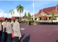Wakapolres Kobar Pimpin Apel Pagi, Ikuti Setiap Perkembangan Kamtibmas