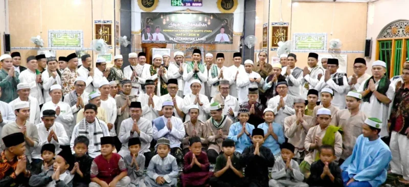 Agenda tahunan Ramadan 1447 H di Kecamatan Lahei, Kabupaten Barito Utara, berlangsung khidmat dan penuh kebersamaan. Kegiatan yang dipusatkan di Masjid Nurul Ahya, Selasa (3/3/2026), turut dihadiri anggota DPRD Barito Utara.