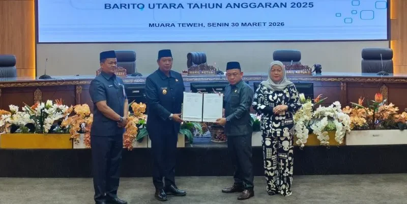 DPRD Barito Utara Gelar Paripurna Penyampaian LKPJ Bupati Tahun Anggaran 2025