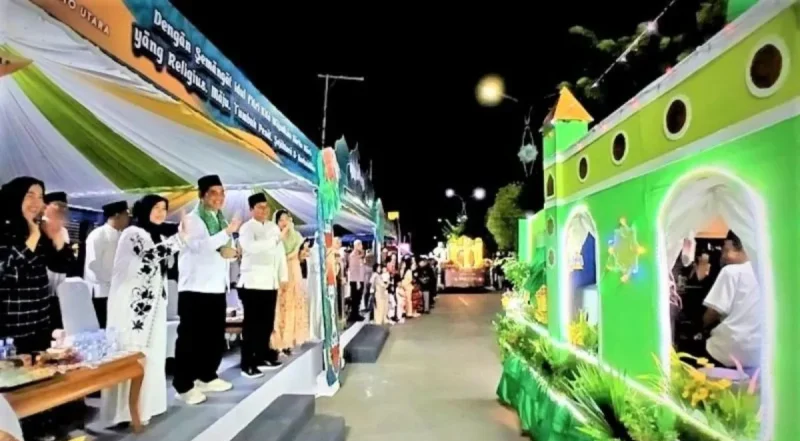 Pawai Takbiran di Muara Teweh Kabupaten Barito Utara