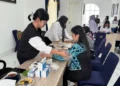 Partai NasDem Kalteng Bersama Puskesmas Marina Permai Gelar Pemeriksaan Gratis